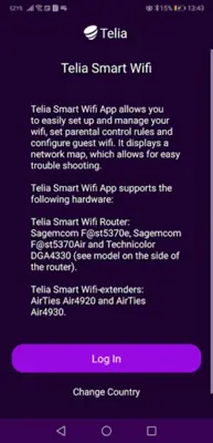 Telia Smart Wifi android App screenshot 3